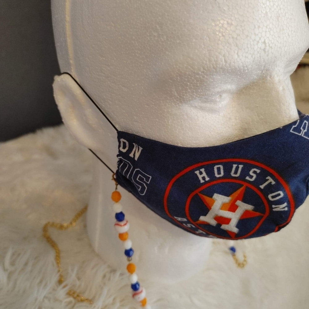 3 for $15 Houston TX Baseball Mask (Bundle & Save) - Picture 2 of 4
